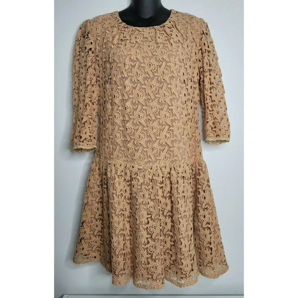 cream colored lace dress plus size Pinup Fashion Fall Wedding Guest Long Sleeve Smocked Maxi made of fabric Azazie Kalico Lavender Chiffon vt::All::Occasion::Bridesmaid Size:Age 14